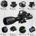 MidTen 4-16x50 Tactical Rifle Scope with Dual Illuminated Optics, Rangefinder, Reflex Sight, Holographic Reticle, and Laser Sight - Buy Online on SooperMarket.com