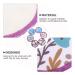 VILLCASE 6Pcs Professional Breastfeeding Cushions | Anti-Overflow Breast Pads for Moms - 10cm Polyester Cotton & TPU Coated Cloth - Buy Online on SooperMarket.com