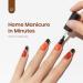 Beetles Gel Nail Polishes Kit - 6 Colors Red Orange Glitter Purple Black Soak Off Varnish Manicure Set for DIY Halloween & Fall Wedding Beauty Gifts - Buy Online on SooperMarket.com