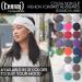 CHARM Japanese Headband 2-Pack - Men's Head Wraps Elastic Bandana for Workout, Women Hair - Black & Dark Gray - Buy Online on SooperMarket.com