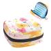 Anna Cowper Flower Pink Sanitary Napkin Storage Bag Feminine Menstrual Cup Pouches Nursing Pad Holder Tampon Bags Portable Period Bag for Women Teen Girls 1Pcs Multi-colored 1