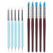 10Pcs Silicone Clay Sculpting Tool  Modeling Dotting Tool& Pottery Craft use for DIY Handicraft Silicone Tool Silicone Sculpting Tools