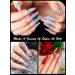 EBANKU 120 PCS Clear Dual Nail Forms Coffin Nail Mold Tips for Acrylic Stiletto Extensions - Nail Art Salon Tools - Buy Online on SooperMarket.com