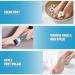 Professional Electric Foot File Callus Remover | Rechargeable Pedicure Tool for Smooth, Soft Feet | Includes 2 Coarses | Blue - Buy Online on SooperMarket.com