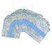 100pcs Makeup Hand Palette Waterproof PU Film Self-Adhesive Disposable Makeup Mixing Palette