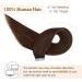 AGMITY Tape in Hair Extensions 100% Remy Human Hair Darkest Brown 20 inches 20pcs 50g/pack Invisible Straight Seamless Skin Weft Human Hair Tape in Extensions(20 inches #2 Darkest Brown) 20 inch #2 Darkest Brown - Buy Online on SooperMarket.com