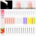 15pcs Cuticle Oil Pens Gel,Nail Oil Pen Nail Nourishment Polish for Nails Moist and Treatment,10Kinds of Fruity Smell Cuticle Revitalizer Oil Pen with Soft Brush,Nail Oil Manicure Repair The Cuticle