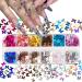 12 Colors Butterfly Nail Art Glitter Sequins | 3D Holographic Decals for Acrylic Nails | Manicure Paillettes & Ultrathin Glitters | Nail Art Supplies for Women - Buy Online on SooperMarket.com