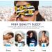 Haskirky Light Blocking Eye Mask for Deep Sleep | Adjustable, Breathable | Men and Women | Perfect for Travel, Yoga, Meditation - Buy Online on SooperMarket.com