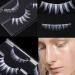 Buy White False Eyelashes - Colorful Cosplay Makeup & Natural Extensions for Halloween & Masquerade Parties | International Shipping - Buy Online on SooperMarket.com