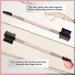 Pink Eyebrow and Eyelash Grooming Tool Set for Women - 3 Pcs Dual Comb and Brush Makeup Kit - Buy Online on SooperMarket.com