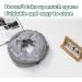 Gecheer Large Suede Cat Tunnel Toy with Self-Entertaining Ball - Foldable Peekaboo Tunnel for Indoor Cats and Rabbits - 65 * 29cm - Buy Online on SooperMarket.com