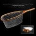 SlimFly Fly Fishing Landing Net - Soft Rubber Mesh Trout Net with Catch and Release Feature - Black Magnet/Square Head Design - Small Holes for Gentle Fish Handling - Buy Online on SooperMarket.com