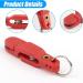 TSV 10 PCS Heavy Tension Snap Release Clips with Key Ring for Offshore Fishing - Red - Buy Online on SooperMarket.com