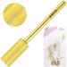 PANA Small Barrel Nail Drill Bit 2X Fine Grit - Gold | 3/32 Shank Size for Acrylic & Hard Gel Nails | Professional & Beginner Manicure Pedicure Tool - Buy Online on SooperMarket.com