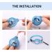 KOLACEN Reflective AirTag Cat Collar GPS Cat Collar with Adjustable AirTag Holder Bell Breakaway Buckle Compatible with Apple AirTag Anti-Lost Cat Tracker Collar for Cats Kittens Small Dogs (Blue) - Buy Online on SooperMarket.com