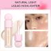 White Liquid Highlighter Shimmer Face Oil Glitter Makeup - Long Lasting Pigmented Formula for Face, Eyes, and Body - Buy Online on SooperMarket.com