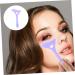 minkissy Eyeliner Stamp Silica Gel Eyelashes Protection Purple 12.00X6.00X0.50CM Purple - Buy Online on SooperMarket.com