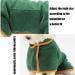 DLMLEMU Super Absorbent Pet Bathrobe - Fast Drying Towel with Adjustable Strap Hood for Dogs & Cats - Buy Online on SooperMarket.com