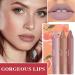 Fusang 3Pcs Nude Matte Lipstick Set - Long Lasting & Nourishing Lipgloss Set | Waterproof Velvet Lip Gloss Set | Crayon Matte Lip Stain for Women - Buy Online on SooperMarket.com
