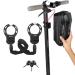 Castle for e scooter handcuff lock for E scooter bicycle lock e-bike/motorcycle electro scooter lock with silicone protection against scratches including a portable 4L storage pocket