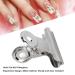 10 Nail Tip Clips for Quick Nail Shape Construction - Metal Nail Extension & Fiberglass Fixation Accessories for Home Salons - Buy Online on SooperMarket.com