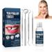 Temporary Tooth Set Tooth Repair Kit Temporary Teeth Replacement Kit for Chipped Teeth Moldable False Teeth Temporary Filling for Tooth