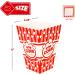 Poppy's Large Popcorn Boxes 200 Pack 46 Oz Concession-Grade Popcorn Buckets Popcorn Machine Accessories for Popcorn Bars Movie Nights Concessions - Buy Online on SooperMarket.com