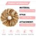 Vlasy Messy Bun Hair Piece Curly Wavy Scrunchies Extension Updo Synthetic Chignon F27/613# 60g - Buy Online on SooperMarket.com