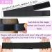 XConstellation Elastic Bands for Wigs - Adjustable Magic Buckle Edges Wrap with No Slip Grip - 2 Pcs Black - Buy Online on SooperMarket.com