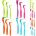 Kittmip 24 Pcs Tick Remover Plastic Tick Remover Tools Tick Puller Removal Tick Grabber for Dogs Cats Humans, 3 Sizes, Green Rose Red Blue Orange