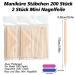 200 Pieces Orange Wooden Sticks & Double-Sided Rosewood Nail Files - Premium Manicure Tools for Nail Care - Buy Online on SooperMarket.com