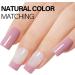 Nude Gel Nail Polish 15 ML - Soak Off UV/LED Salon Quality Varnish in Dusty Rose | AILLSA Cute Color for Home Use - Buy Online on SooperMarket.com