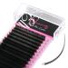 Beauty7 Flat lash lash extensions Ellipse Extensions Individual volume individual eyelashes 16 rows split tips C curl 0.20 mix length: 8mm to 15mm 1 piece (1 Pack)