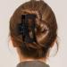 2 Pack Matte Square Claw Clips 3.5 Inch Medium Hair Clamps - Non-slip & Fashionable Hair Accessories for Women and Girls - Buy Online on SooperMarket.com