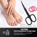 Nail Scissors Curved Blade Nail Maintenance Toenail Fingernail Beauty Cuticle Scissors Ergonomic Design for Men Women Pedicure 4 inch Black - Buy Online on SooperMarket.com