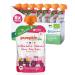 Organic squeezing sweet potato blueberry pear beetroot oats & rapeseed oil - vegetable puree fruit puree and cereals for babies from the 6th month.Recyclable squeezing bag 8 Pack (8x100g)