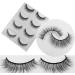 Desikixudy 3D Faux Lashes Handmade Luxurious Volume Fluffy Natural False Eyelashes 5 Pairs with Tweezers 05 - Buy Online on SooperMarket.com