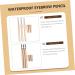 Healeved 3pcs Eyebrow Pencil Eyebrow Pencil Waterproof Brown Eyebrow Pencils Brow Pencil Black Abs - Buy Online on SooperMarket.com