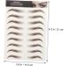 Beavorty 9 Sheets Waterproof Eyebrow Stickers 6d Cosmetic Stencil 21x14.7cm Brown - Buy Online on SooperMarket.com