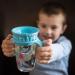 Nuby 360 Edge 2 Stage Drinking Cup | 10 Oz Space Aqua | Removable Handles & Hygienic Cover | 12M+ | 300 Ml 80809 - Buy Online on SooperMarket.com