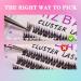 MIZ BARN Lash Clusters - 144pcs D Curl Eyelash Extensions (12-18mm) - Fluffy False Eyelashes for DIY at Home - Buy Online on SooperMarket.com