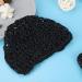 Etercycle 2-Piece Black Mesh Crochet Hair Net Snoods - Soft Rayon Knit Crochet Hair Cover for Women - Buy Online on SooperMarket.com