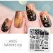 Alexnailart Professional Stamping Plates Autumn Leaves Ginkgo Maple Leaf Template Manicure Printing Tool NA036 - Buy Online on SooperMarket.com