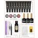 Phoenixy Poly Nail Gel Kit - 10 Colors Poly Extension Starter Set with Top Coats & Manicure Tools - Ideal Gifts for Women - Buy Online on SooperMarket.com