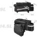 Frephy 14.5L Waterproof Bike Rear Rack Bag with Rain Cover - Ideal for Commuter and Trekking Bikes - Buy Online on SooperMarket.com