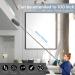 Extendable Microfiber Feather Duster - 100 inch Long Handle Dusting Tool for All-Round Home Cleaning - Gray - Buy Online on SooperMarket.com