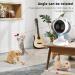 Cat Toy Interactive Automatic USB Motion Activated Laser Toy for Indoor Cats Dogs Kitten Kitty Fast and Slow Pattern 1200mAh Battery Silent Pet Laser Pointer Toy - Buy Online on SooperMarket.com