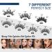 Magic Magnetic Eyelashes and Eyeliner Kit - 3D 5D Natural Look False Lashes - No Glue Needed - 7 Pairs Eyelashes + Eyeliner Pen (Blue) - Buy Online on SooperMarket.com