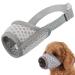 Dog muzzle Breathable muzzle for XXS to XXL Dogs Chihuahua Beagle and Golden Retriever adjustable pet muzzle for biting and chewing enables beating and drinking gray XS
